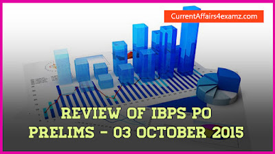 IBPS PO Prelims 3 October 2015