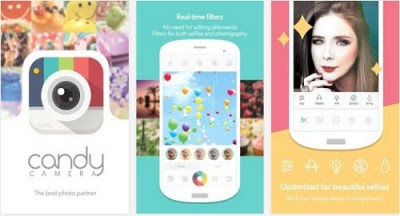 Aplikasi Candy Camera for Selfie