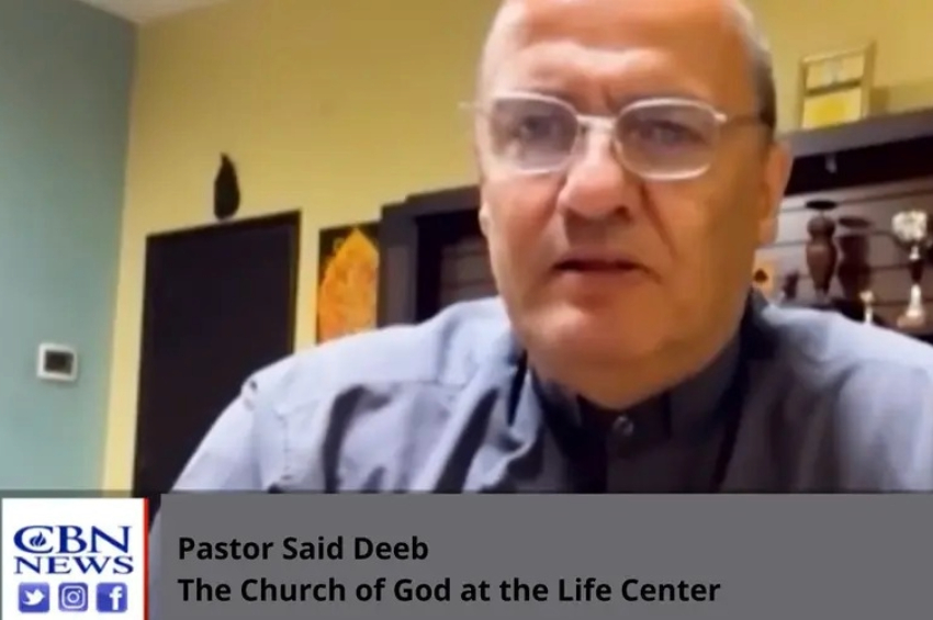 Pastor Said Deeb, em entrevista à CBN News | Captura de tela/CBN News