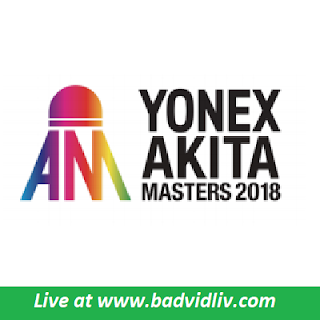 Akita Masters 2018 live streaming