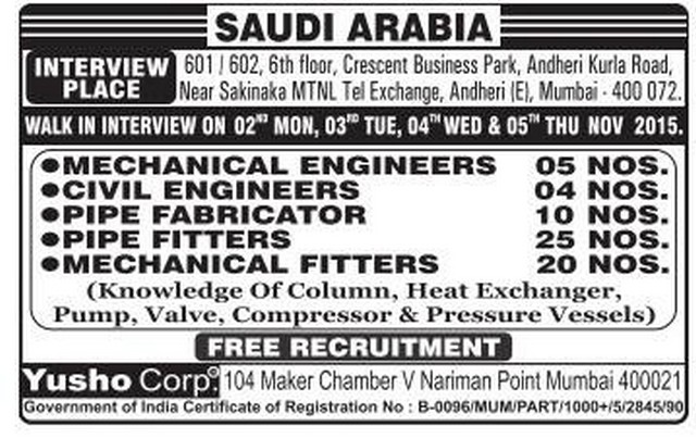 KSA Large job vacancies