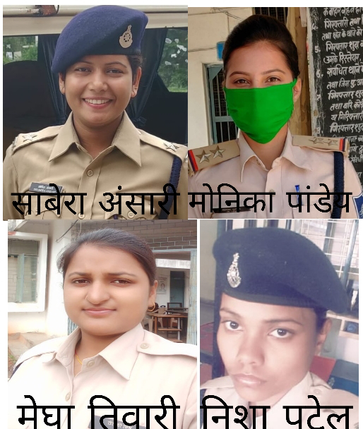 कोरोना से लड़ने के लिए महिला पुलिस योद्धा बनकर कर रही हैं काम