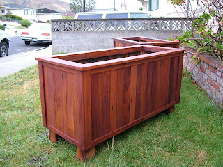 wooden planter box plans free