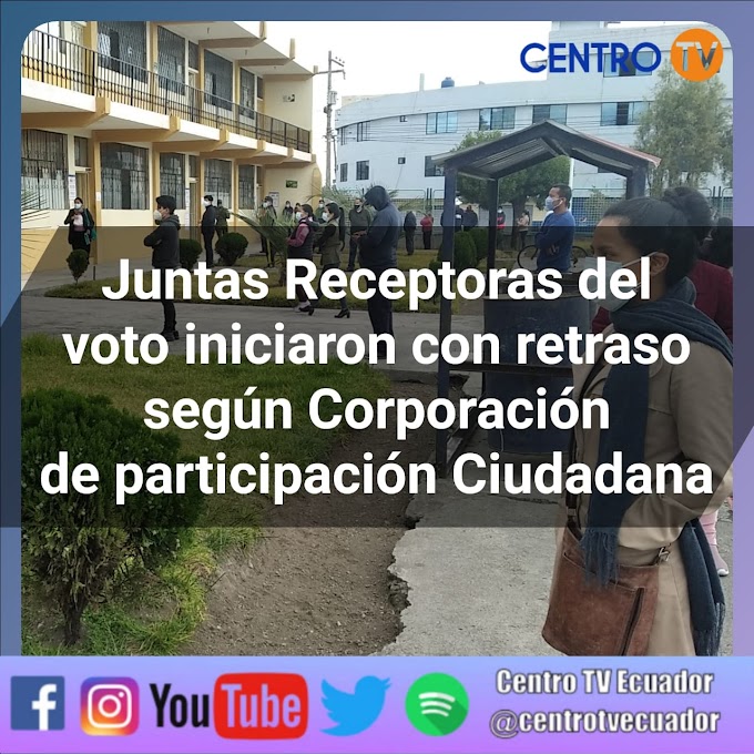  Juntas Receptoras del Voto iniciaron con retraso jornada electoral 