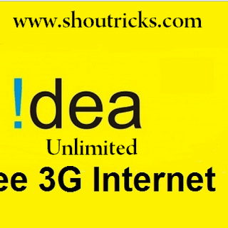 Idea Unlimited Loot GET Unlimited 3G