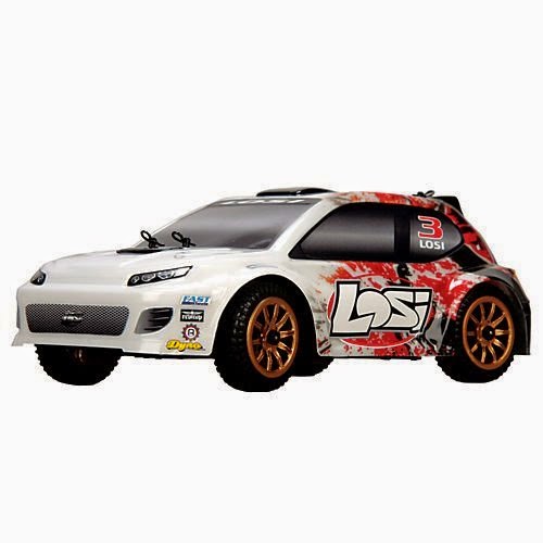 1/24 4WD Rally Car RTR: Red Spatter