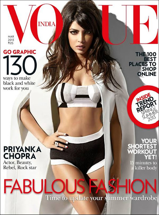 priyanka chopra | spicy vogue mag scans actress pics