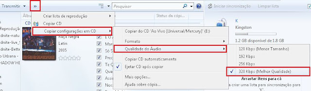 Como copiar um CD de áudio para o computador com o Windows Media Player