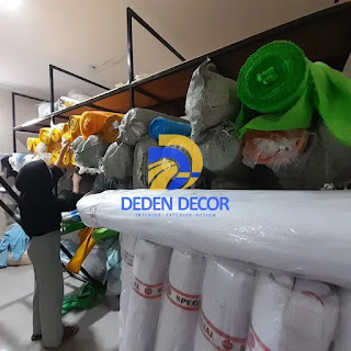 gorden rumah sakit full pvc warna biru dari deden decor