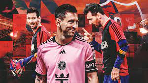 Excitement crackles in the Miami air as Lionel Messi prepares to grace the DRV PNK Stadium pitch not in his iconic Barcelona blue and red but in the vibrant pink and black of Inter Miami. Yes, you read that right