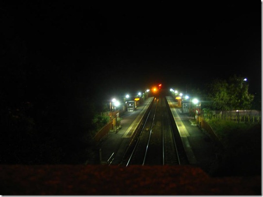 Yardley Wood Railway Station at Midnight