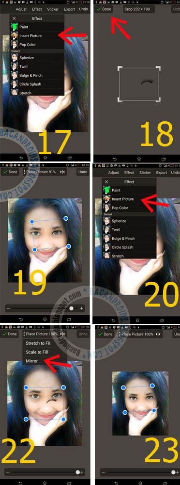 Editing Foto MakeUp Wajah Super Cantik dengan Android