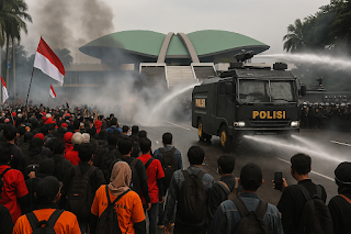 Aksi May Day 2025 di depan DPR
