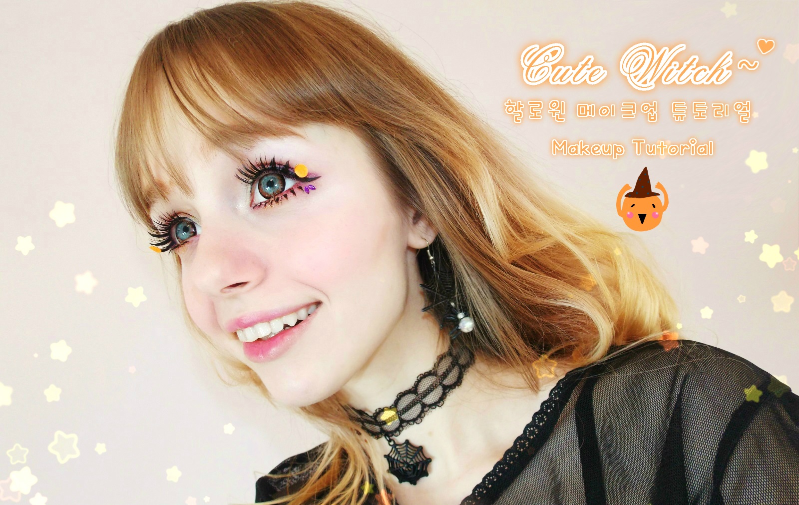 KeiKeiKirsten Cute Witch Halloween Makeup Tutorial