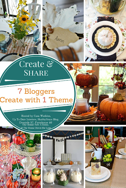 Fall tablescape and table setting ideas that can be used in any type of home decor style. Fall DIY's on a budget. 