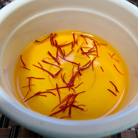 Chez Maximka, what to do with saffron
