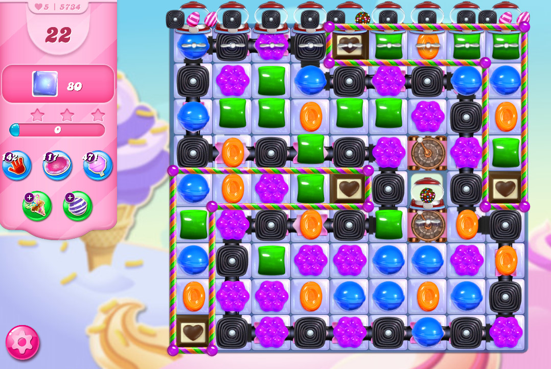 Candy Crush Saga level 5734