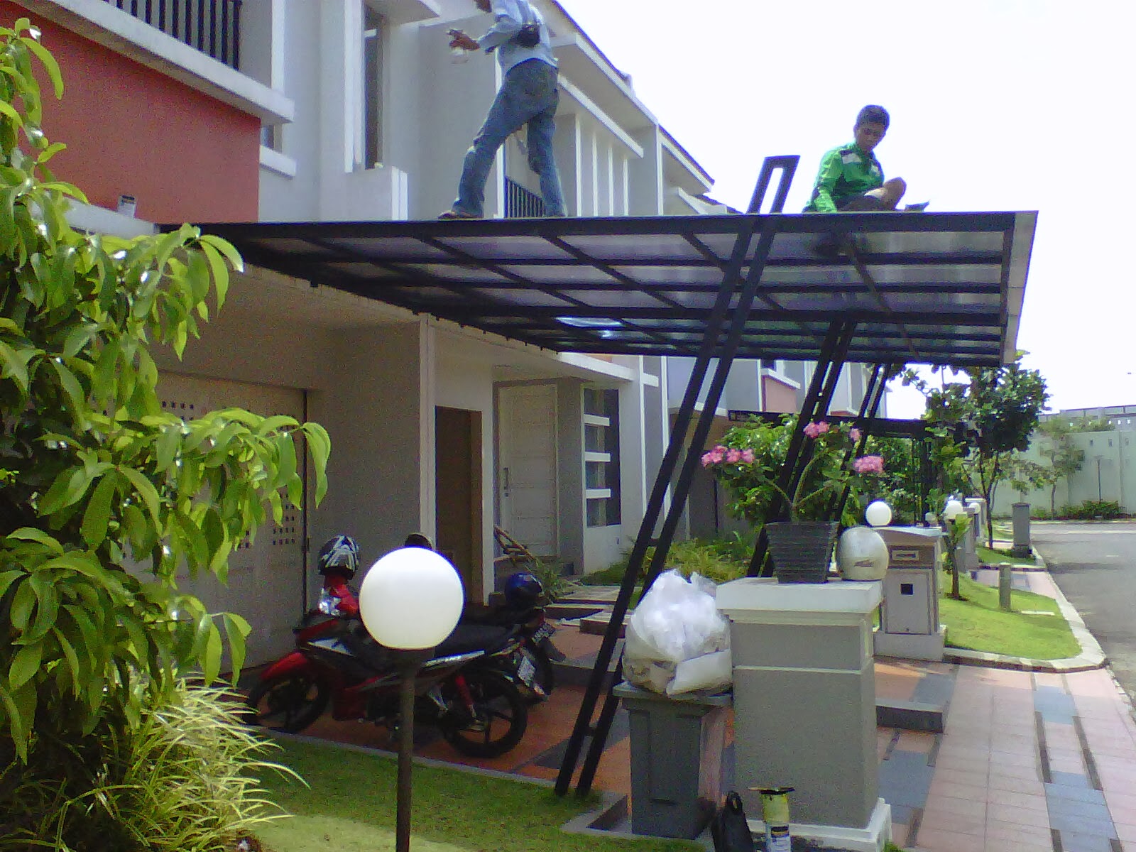 BENGKEL LAS MURAH DI BANDUNG 022 73513659 PAGAR RAILING CANOPY