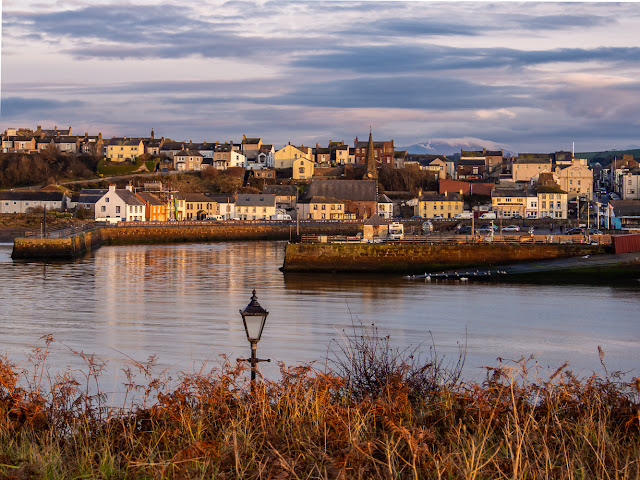 Photo of the view looking across the basin towards Maryport