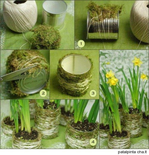 pinterest flower pot ideas Moss Centerpiece Wedding | 500 x 520