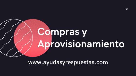 compras y aprovisonamiento