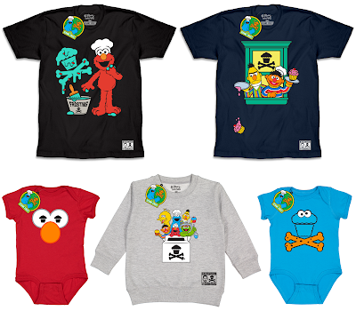 Sesame Street x Johnny Cupcakes T-Shirt Collection