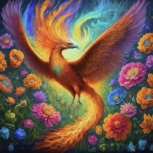 Phoenix in Painting