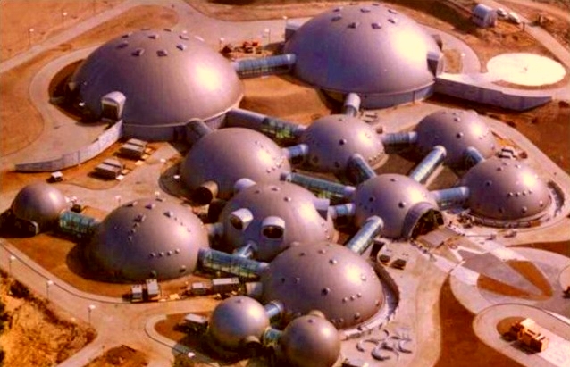 Gremi Park in Poland that looks like human base on Mars