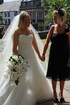 Chris & Claire's "Burnt Orange, Black & White" Wedding Day at St Chad's & Twelve in Thornton.