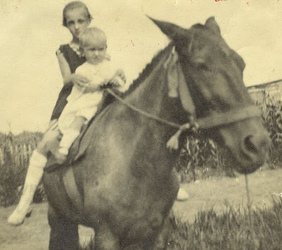 Youngest Baby Born on Ethel Ujlaky  Age One  With Her Sister Mitzi