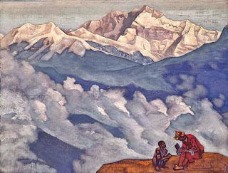 Canvas Painting by Nicholas Roerich