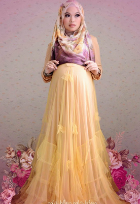 Model Kebaya Muslim Modern Wanita Hamil