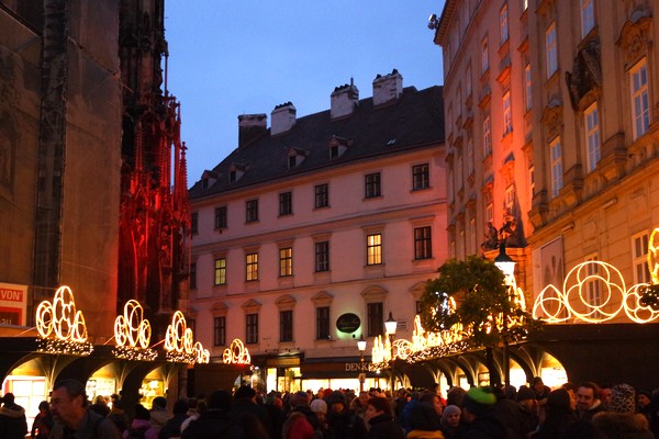 vienne vienna marché Noël weihnachtsmarkt stephanplatz