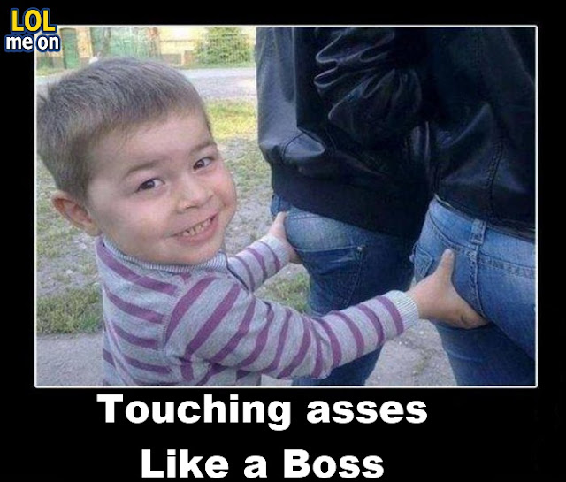 Touching asses Like a Boss - Funny Pictures 