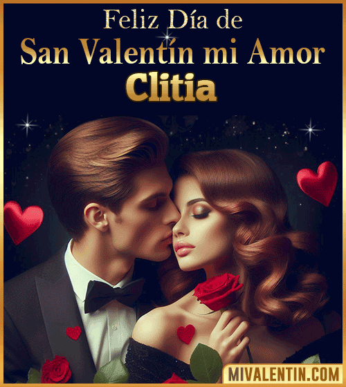 Tarjetas Feliz día de San Valentin Clitia