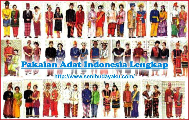 34 Pakaian  Adat  Indonesia  Lengkap Gambar Nama  dan 