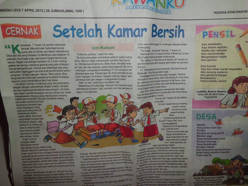 Dikira Memplagiat Cerpen Anak ~ Babu Ngeblog