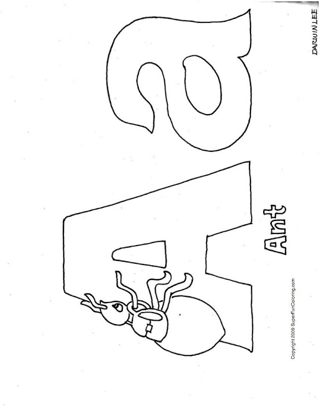 Coloring Page Letter 