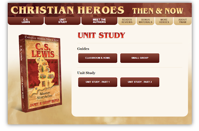 C. S. Lewis Master Storyteller Unit Study intro screen capture