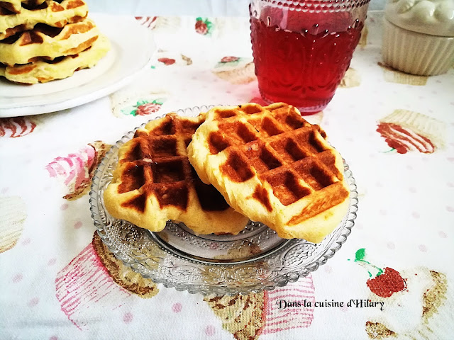 Gaufres liégoise pour le goûter - Dans la cuisine d'Hilary