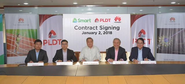 PLDT Huawei Partnership 2018