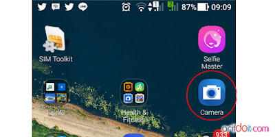 TARUH APLIKASI KAMERA DI HOME SCREEN