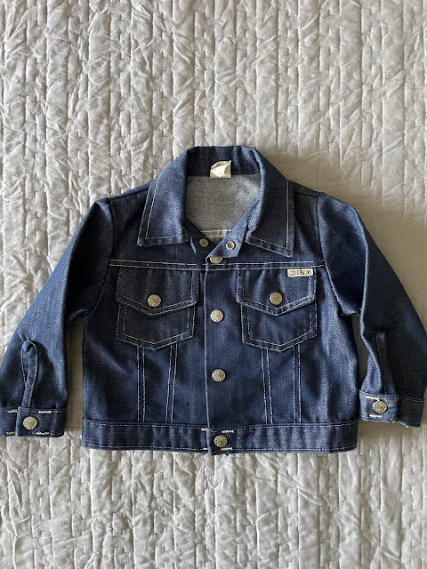 Vintage denim toddler jacket