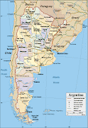 Mapa de la República Argentina. Publicado por sikania en 05:28 (mapaargentina)