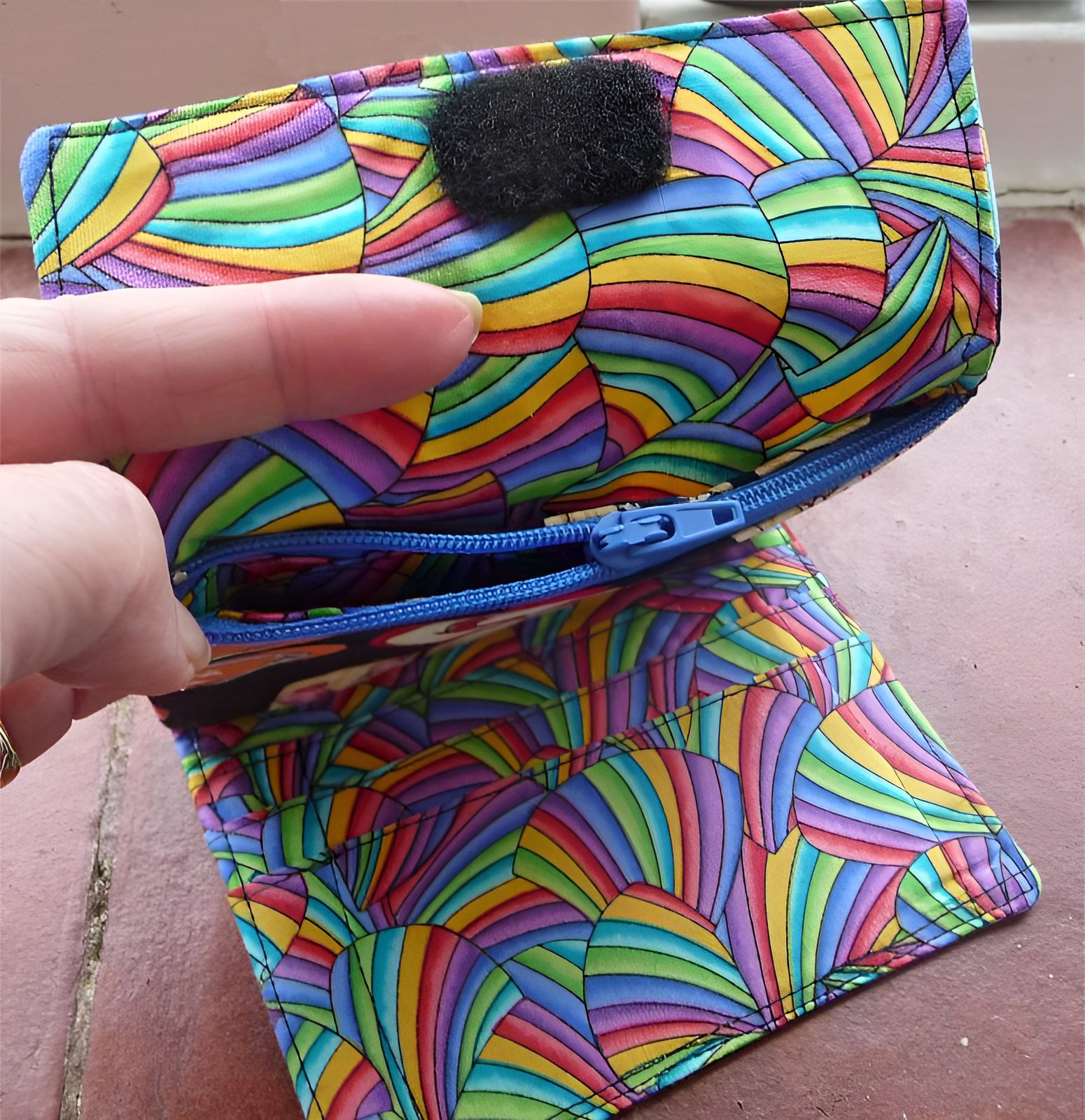 Wallet / Purse with Coin Compartment tutorial