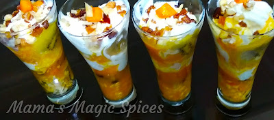 MANGO ICECREAM PARFAIT WITHOUT YOGURT