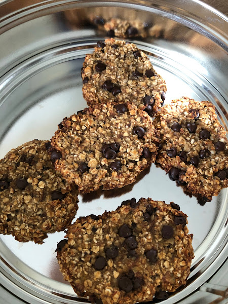 Cookies à la banane et aux flocons d'avoine