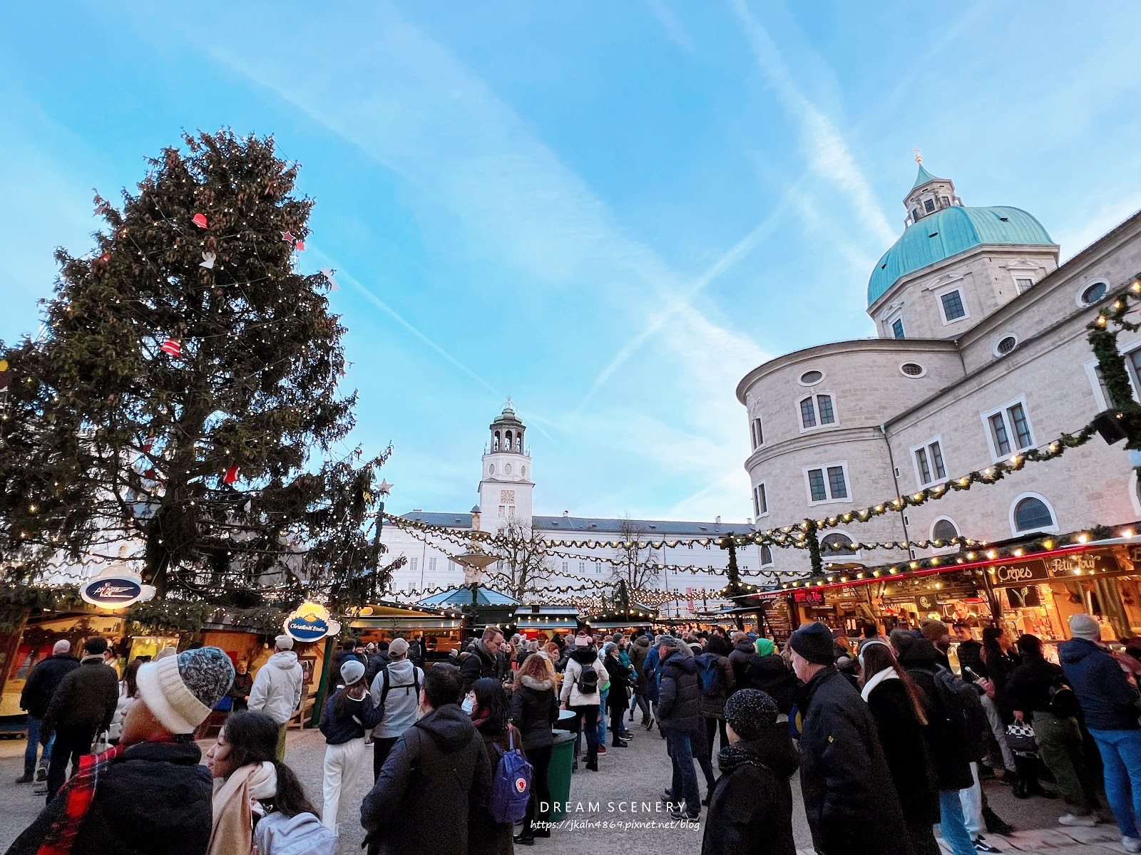 【奧地利-Salzburg】薩爾斯堡景點│薩爾斯堡主教宮殿廣