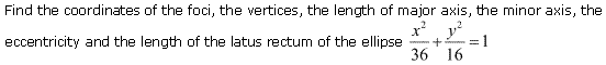 Solutions Class 11 Maths Chapter-11 (Conic Sections)