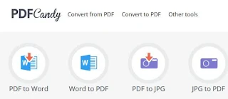 خدمة مجانيةPDF Candy لمعالحة 24 نوع من الملفات اونلاين